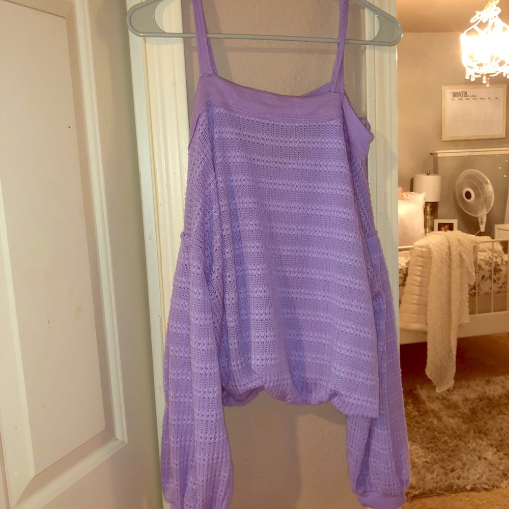 Free people off the shoulder top.